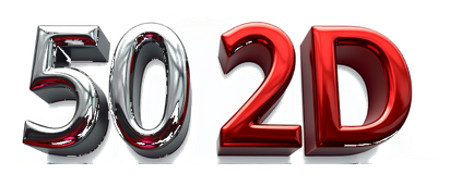 50 2d logo